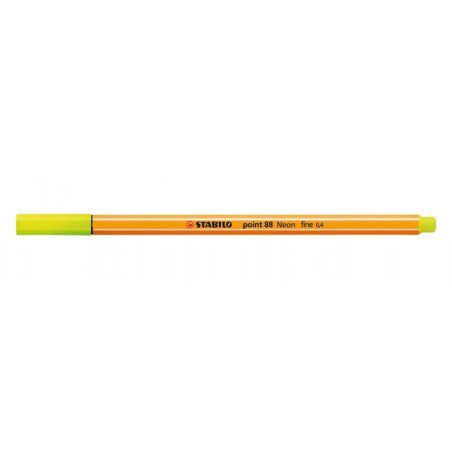 STABILO point 88 stylo fin Jaune 1 pièce(s)
