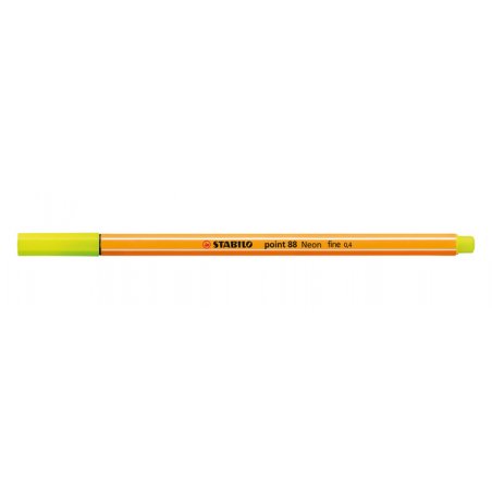 Stylo-feutre Stabilo Fineliner Point 88 pointe fine (Jaune)