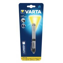 Lampe de poche LED Varta compatible Pen Light (Argent)