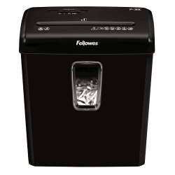 Destructeurs de documents Fellowes compatible P-30C avec panier (Noir)