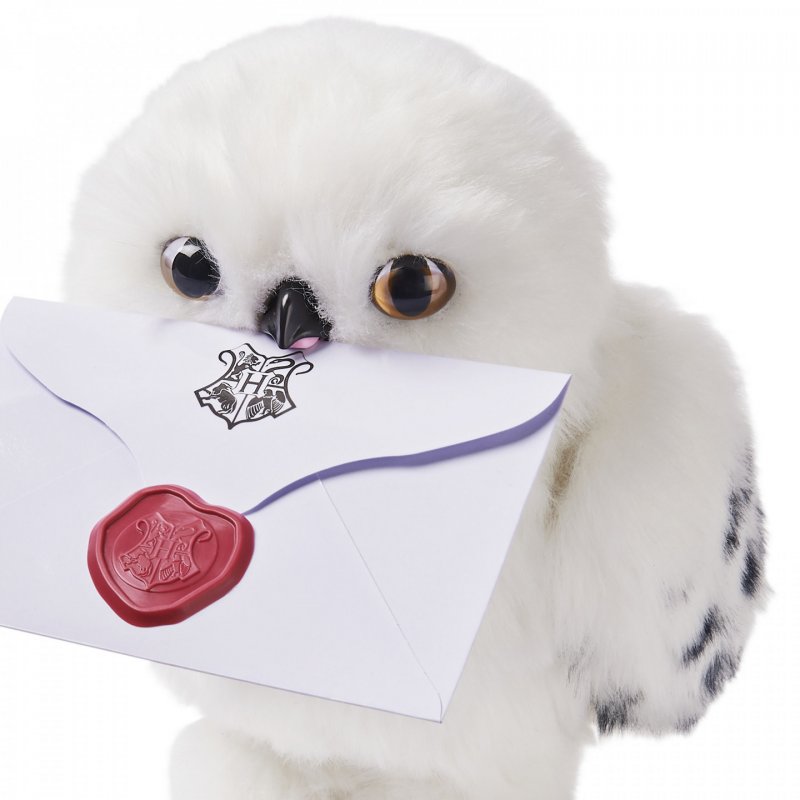 Wizarding World Harry Potter, Enchanting Hedwig Interactive Owl with Over 15 Sounds and Movements and Hogwarts Envelope,