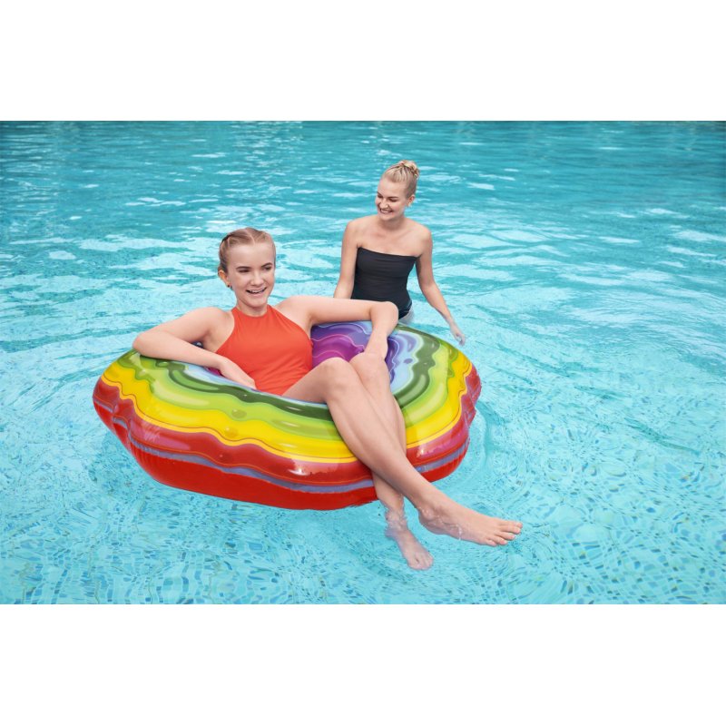 Bestway 36163 flotteur de plage et de piscine Multicolore Motif PVC Bouée