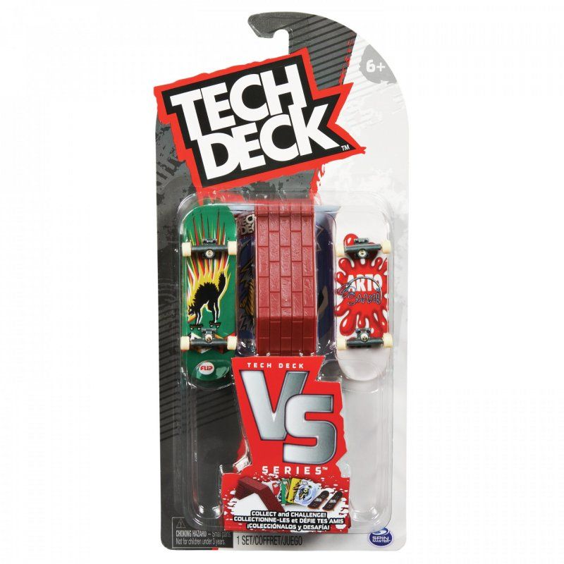 Tech Deck Blind Skateboards Versus Series, Collectible Fingerboard 2-Pack and Obstacle Set