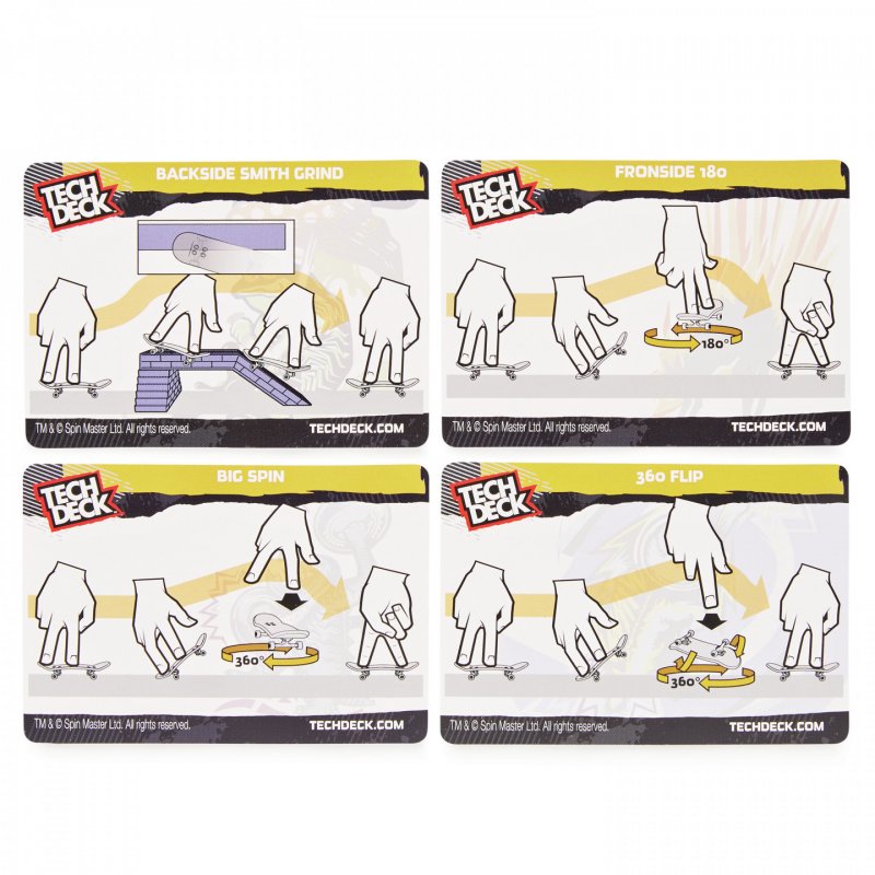 2 FINGER SKATES TECH DECK ASS