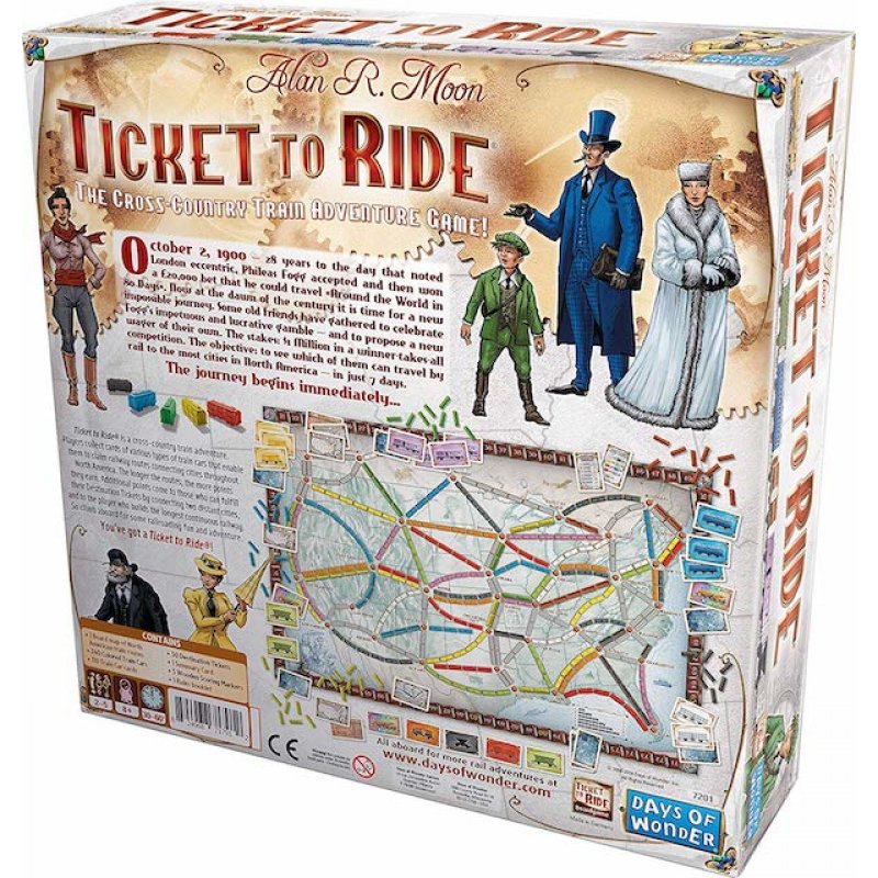 Asmodee Ticket to Ride Jeu de société Stratégie