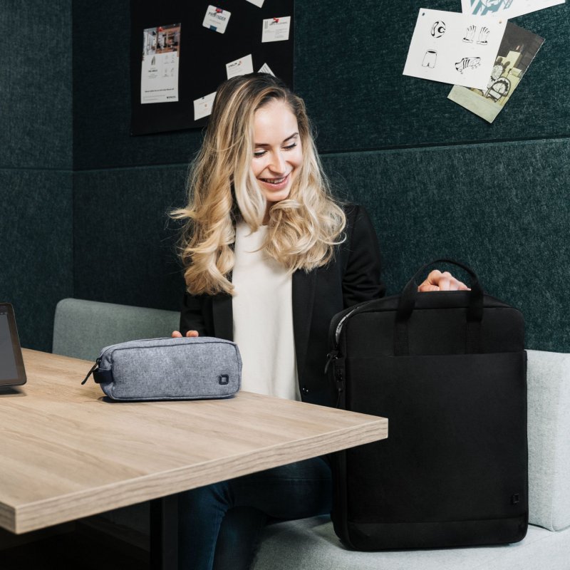 ECO ACCESSORIES POUCH MOTION BLUE DENIM