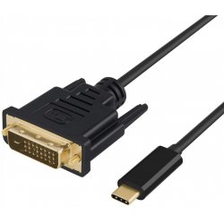 DLH DY-TU4810B video cable adapter 1.8 m USB Type-C DVI Black
