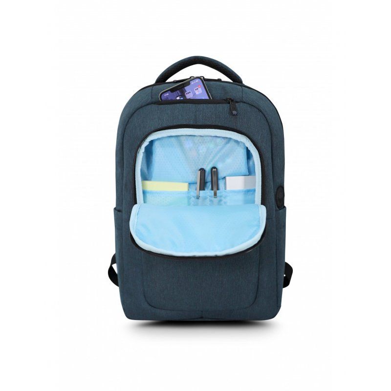 Urban Factory ECB24UF notebook case 35.8 cm (14.1") Backpack Blue