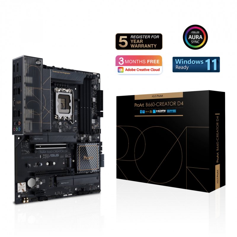 ASUS compatible B660-CREATOR D4 PROART
