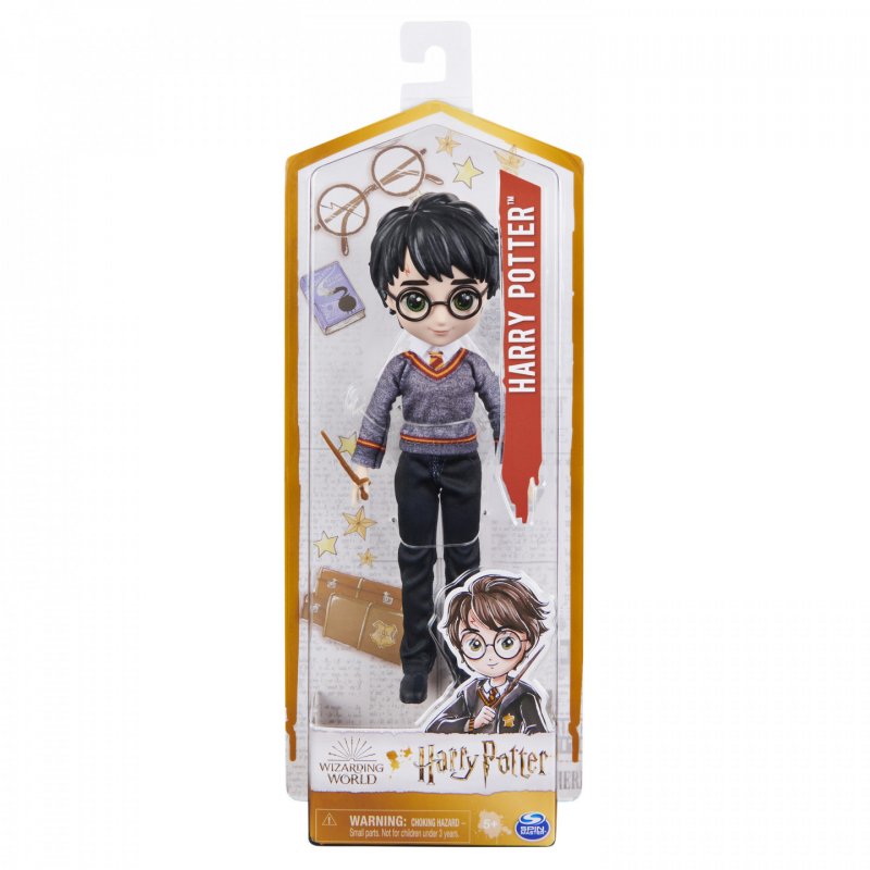 Wizarding World Harry Potter, 8-inch Harry Potter Doll, Kids Toys for Ages 5 and up