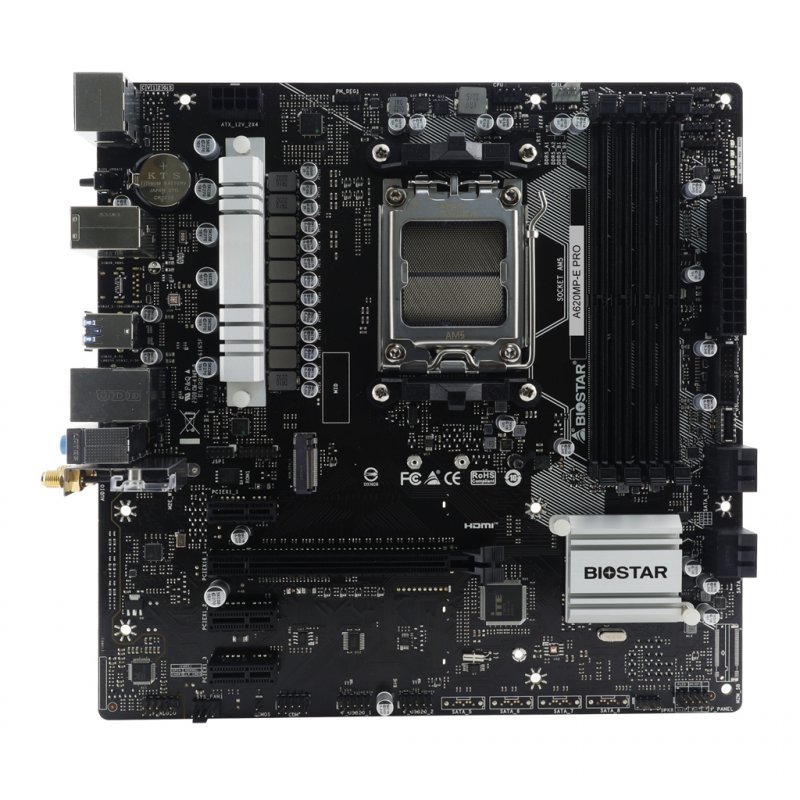 Biostar A620MP-E PRO carte mère AMD A620 Emplacement AM5 micro ATX