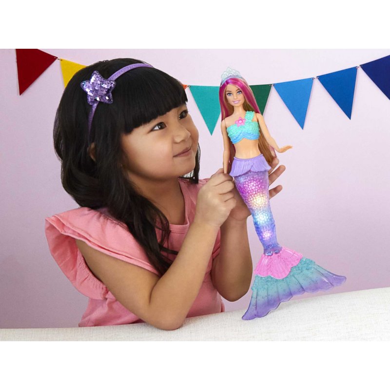 Barbie Dreamtopia Poupée Sirène Lumières Scintillantes