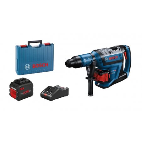 Akku-Bohrhammer BITURBO GBH 18V-45 C Professional (blau/schwarz, 2x Akku ProCORE18V 12,0Ah, Bluetooth Modul)