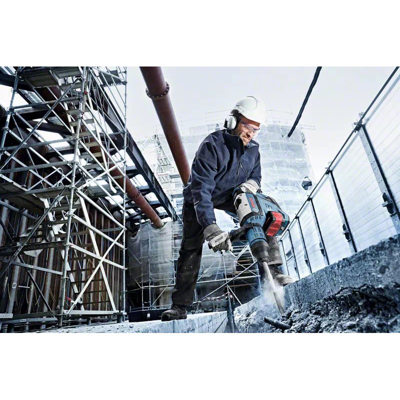 Akku-Bohrhammer BITURBO GBH 18V-45 C Professional (blau/schwarz, 2x Akku ProCORE18V 12,0Ah, Bluetooth Modul)