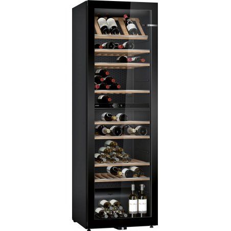Bosch Serie 6 KWK36ABGA refroidisseur à vin Refroidisseur de vin compresseur Pose libre Noir 199 bouteille(s)