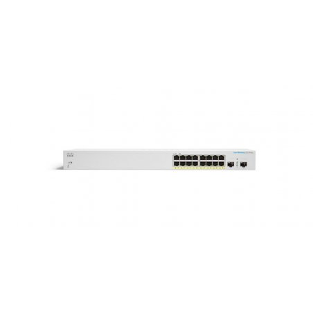 Cisco CBS220-16T-2G Géré L2 Gigabit Ethernet (10/100/1000) Blanc