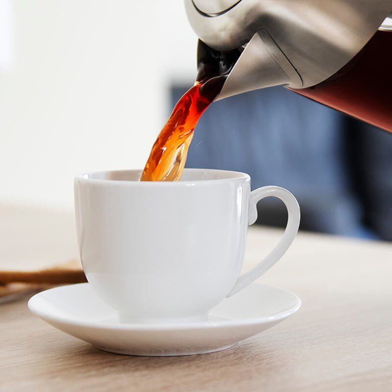 Cecotec ThermoSense 370 electric kettle 1.7 L 2200 W Grey, Stainless steel, Transparent, White