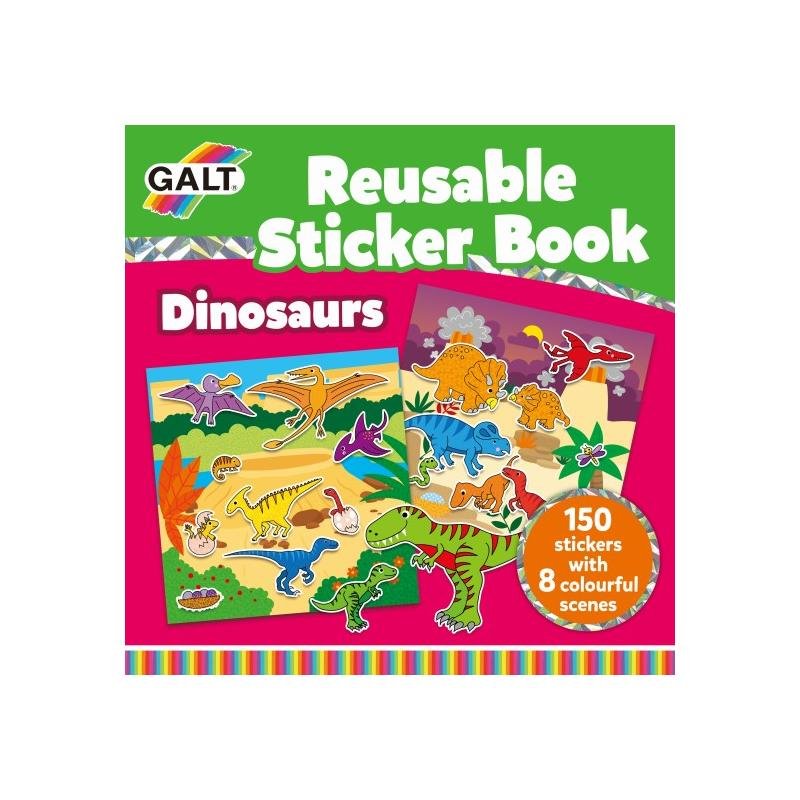 Galt - Reusable Sticker Book - Dinosaurs (55-1005101)