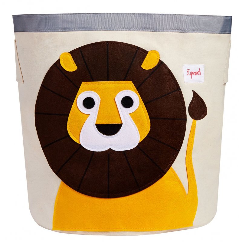 3 Sprouts compatible - Storage Bin - Yellow Lion