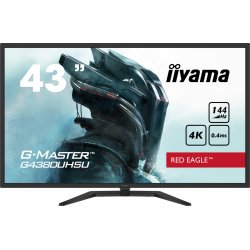 iiyama G-MASTER G4380UHSU-B1 computer monitor 108 cm (42.5") 3840 x 2160 pixels 4K Ultra HD LED Black