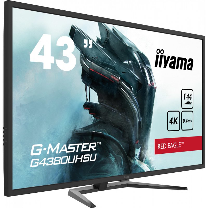 iiyama G-MASTER G4380UHSU-B1 computer monitor 108 cm (42.5") 3840 x 2160 pixels 4K Ultra HD LED Black