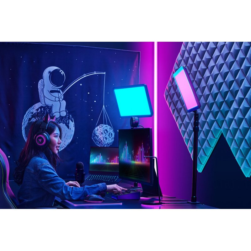 Razer Key Light lampe de table Chrome