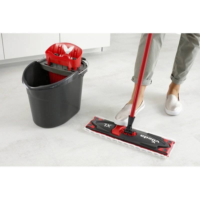 Vileda Ultramax XL Box mop Dry&wet Microfiber Black, Red