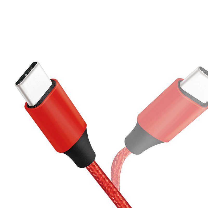 LogiLink CU0148 USB cable 1 m USB 2.0 USB A USB C Black, Red