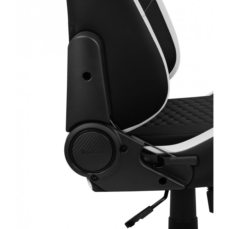 Fauteuil Gamer Aerocool Crown Leatherette (Noir/Blanc)