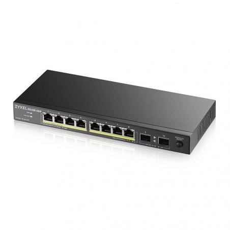 Zyxel GS1100-10HP v2 Non-géré Gigabit Ethernet (10/100/1000) Connexion Ethernet, supportant l'alimentation via ce port