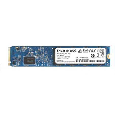 Synology SNV3510 M.2 800 Go PCI Express 3.0 NVMe