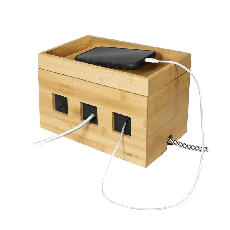 ZUB Logilink Cable Box Bamboo