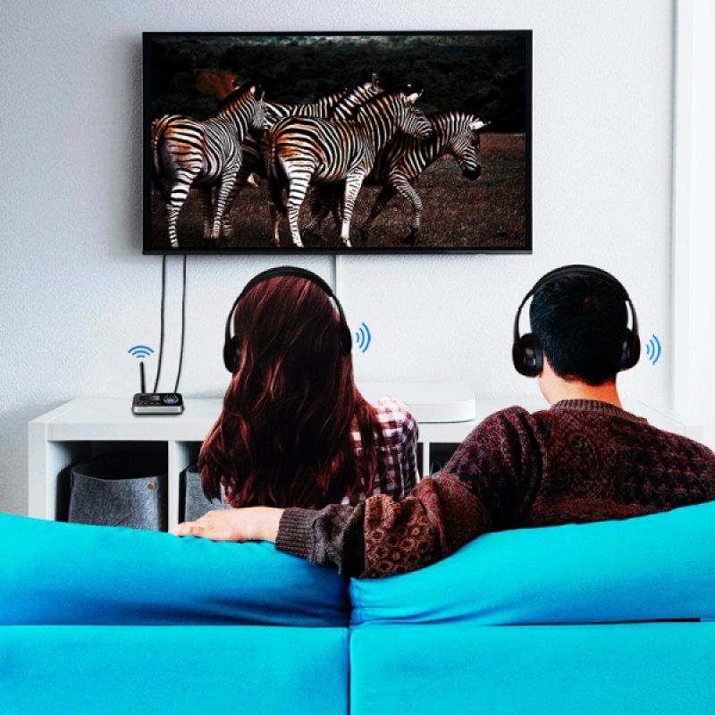 LogiLink BT0062 extension audio/video Émetteur et récepteur AV Noir