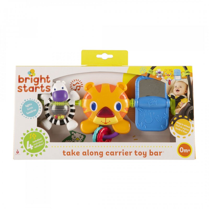Bright Starts Take Along Carrier Toy Bar baby hanging toy