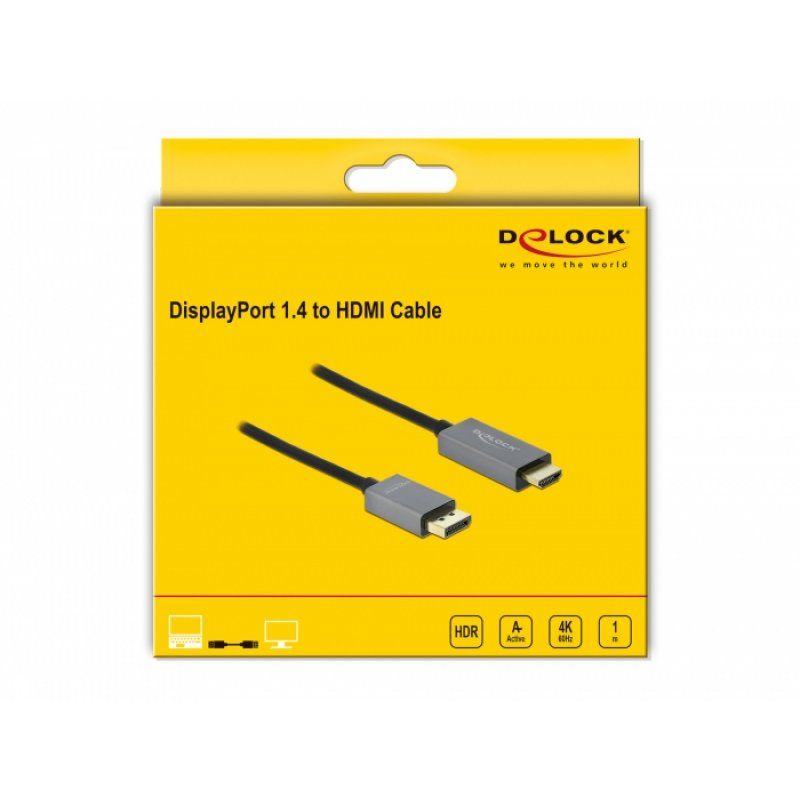 Delock compatible Adapterkabel - DisplayPort / HDMI - 1 m
