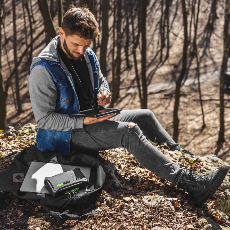 Green Cell CJSGC01 banque d'alimentation électrique Lithium Polymère (LiPo) 16000 mAh Noir