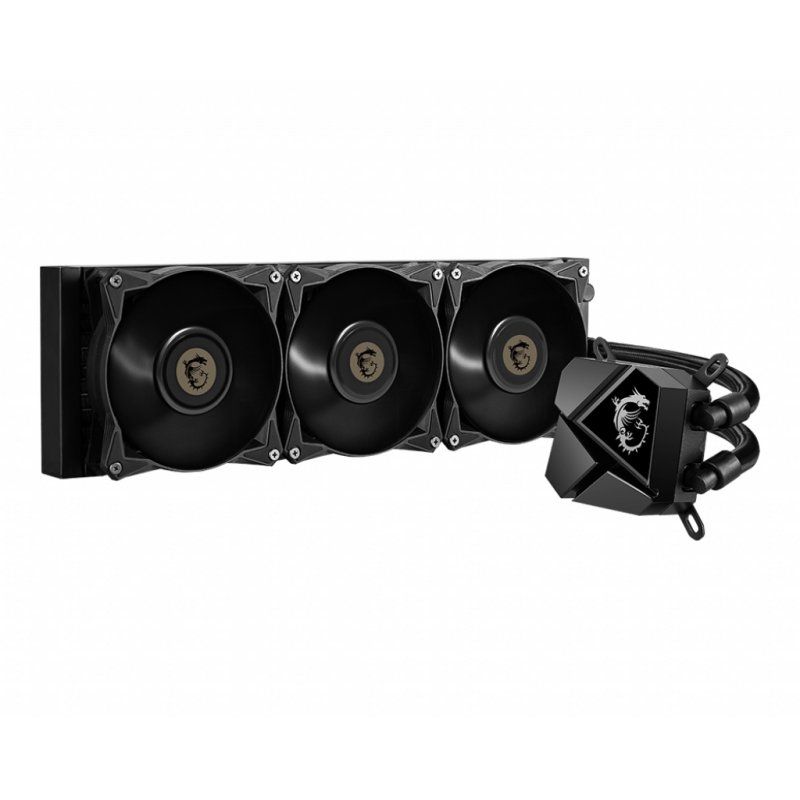 MSI MAG CORELIQUID P360 Liquid CPU Cooler '360mm Radiator, 3x 120mm PWM Fan, Noise Reducer connector, Compatible with In