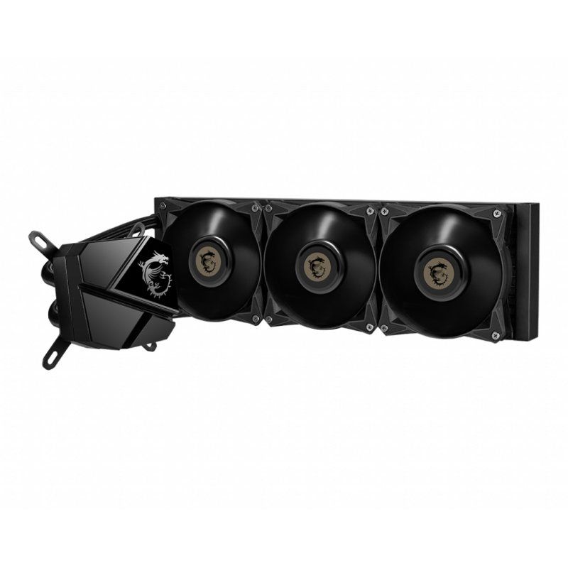 MSI MAG CORELIQUID P360 Liquid CPU Cooler '360mm Radiator, 3x 120mm PWM Fan, Noise Reducer connector, Compatible with In