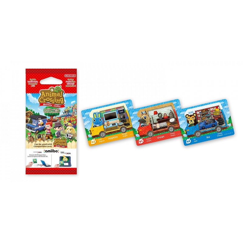 Animal Crossing New Leaf: Welcome amiibo! - Amiibo Cards (3pcs)