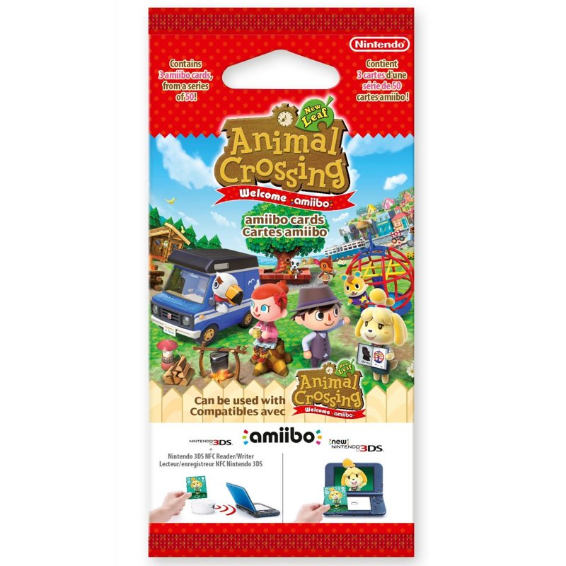 Nintendo Pack 3 Tarjetas AMiiBO Animal Crossing: New Leaf video game accessory Album & card (kit)