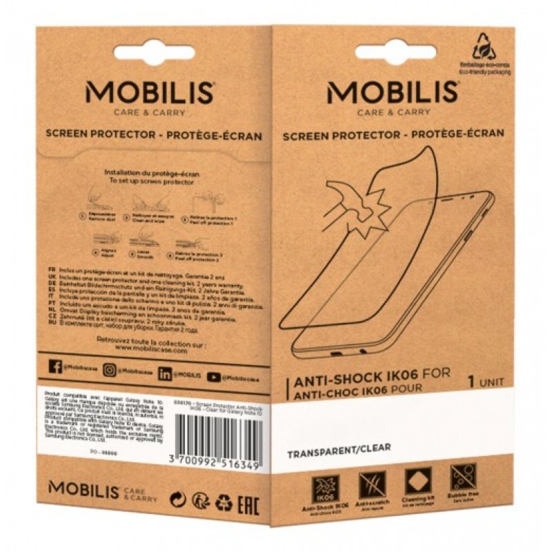 Mobilis 036254 mobile phone screen/back protector Anti-glare screen protector Honeywell 1 pc(s)