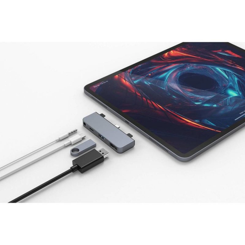 HYPER compatibleDRIVE 4-IN-1 USB-C HUB FOR IPAD PRO