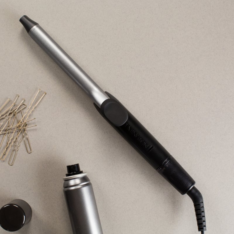 Remington CI 5519 brosse soufflante et fer à lisser Fer à boucler À chaleur Noir, Gris