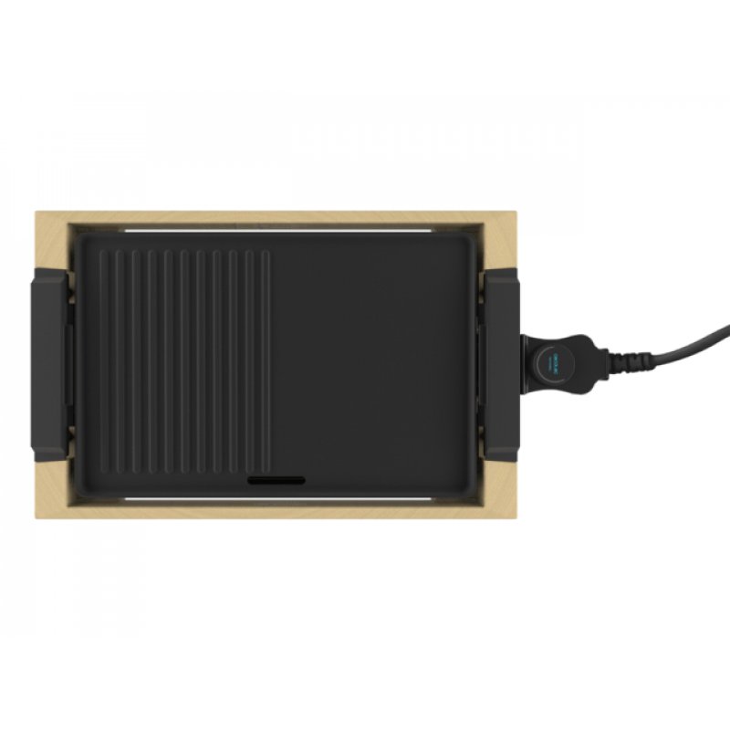 Plancha électrique Cecotec compatible Tasty&Grill 2000 Bamboo Black