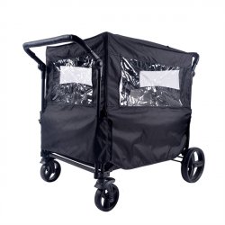 BabyTrold 13-00S-1 couvre-jambe de poussette pour bébé Raincover Noir