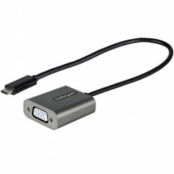 USB C TO VGA ADAPTER 1920X1200P WITH 12IN LONG ATTACHED CABLE