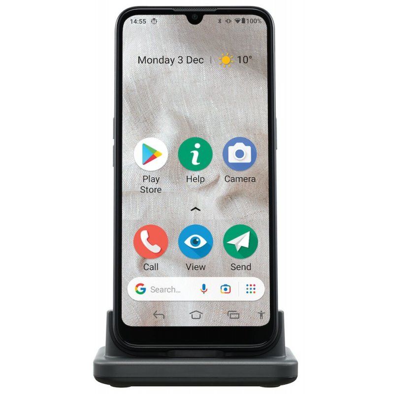 Doro 8100 15.5 cm (6.1") Single SIM Android 11 Go Edition 4G USB Type-C 2 GB 32 GB 3000 mAh Grey