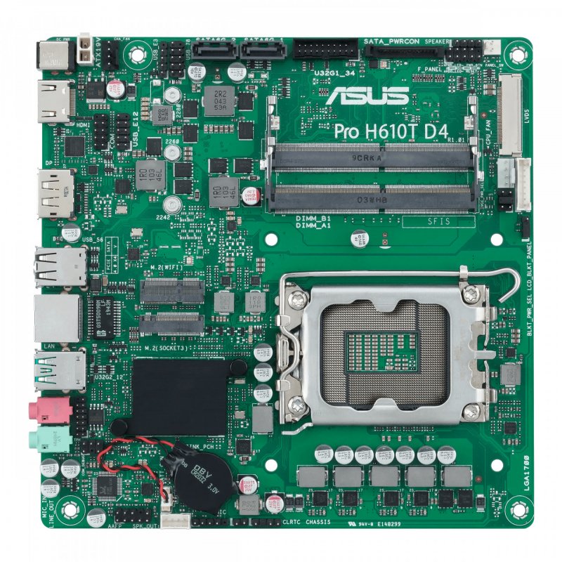 MB ASUS compatible Intel 1700 PRO H610T D4-CSM