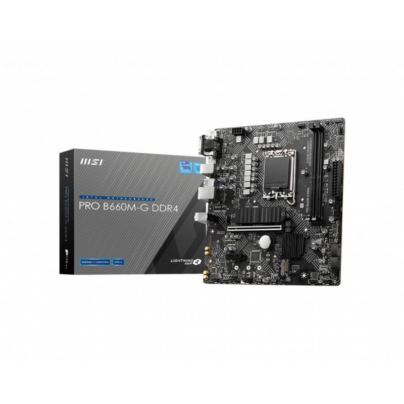 MSI PRO B660M-G DDR4 motherboard Intel B660 LGA 1700 micro ATX
