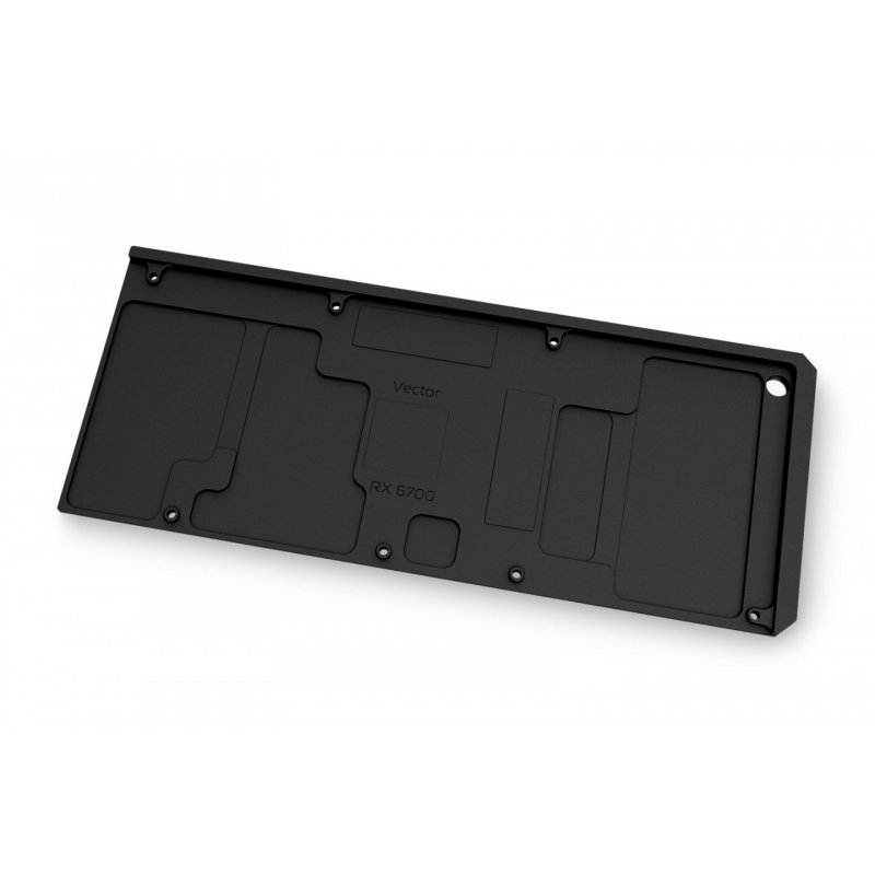 EK Water Blocks compatible EK-Quantum Vector RX 6700XT Backplate - schwarz